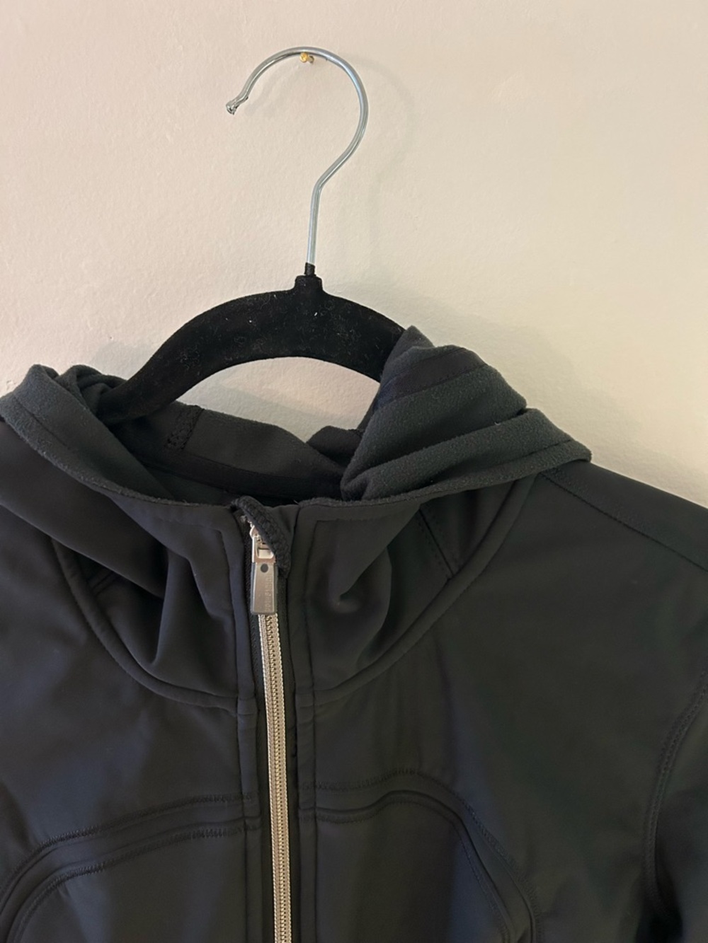 LULULEMON UBA SOFTSHELL HOODIE BLACK 6 - Picture 5 of 8